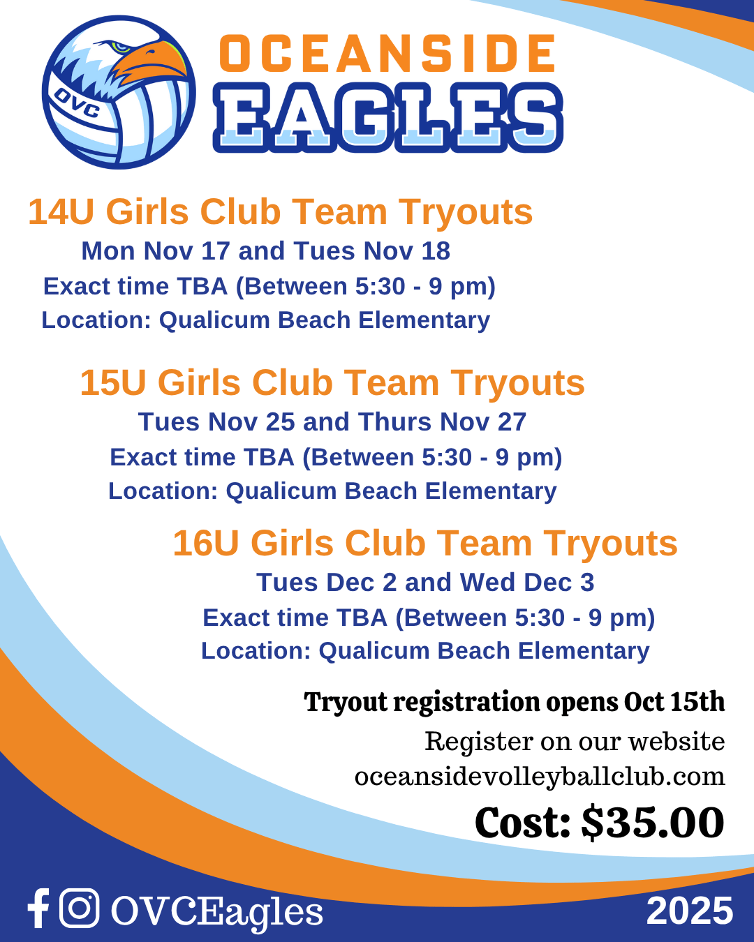 2025 Tryouts